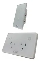 Comprar Combo Tecla Smart Inteligente 2 Puntos Toma Doble Akai C1