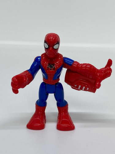 Figura Spiderman Con Cañón Súper Hero Adventure Marvel