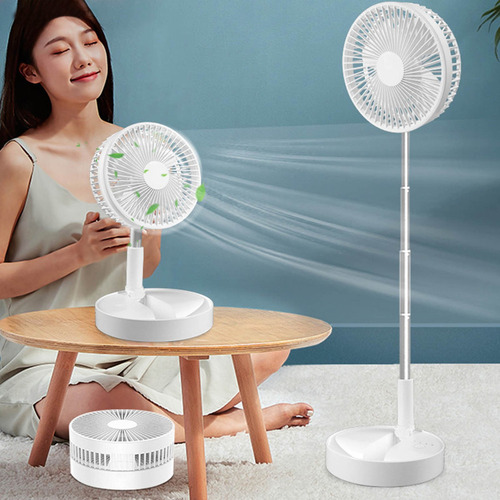 A Ventilador Portátil J Recargable, De Pie Y De Mesa