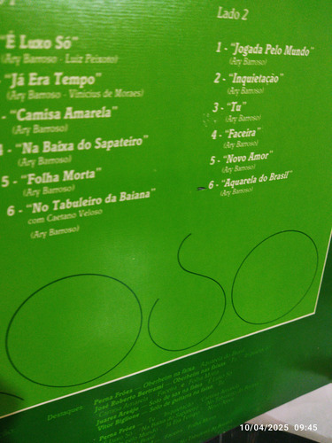 Disco A Nuevo, Con Poster,letras Y Bolsas Nuevas, Inmaculado