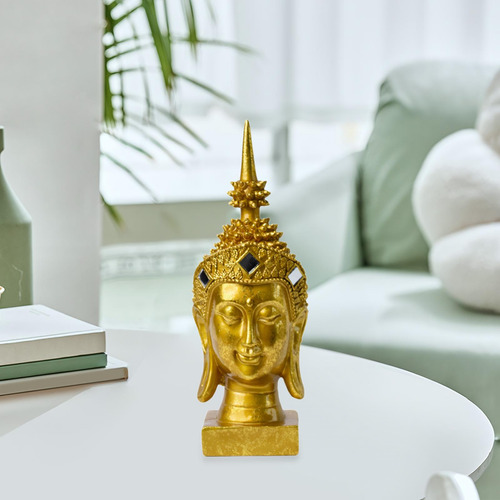 Estatua De Buda Para Decoración Del Hogar, Creativa Cabeza D