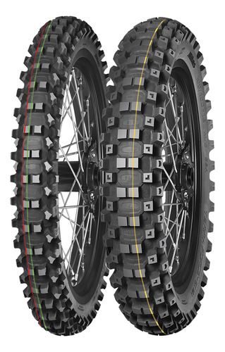 Pneu Mitas 80/100-21 + 100/100-18 Terra Force Crf 250f