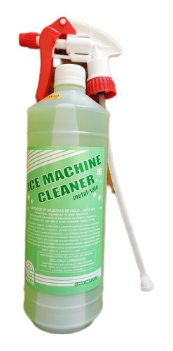 1 Litro Ice Machine Cleaner Metal Safe Y Atomizador Uso Rudo