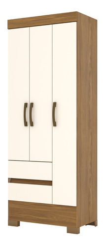 Armario Placard 3 Puertas 2 Cajones Closet Dormitorio