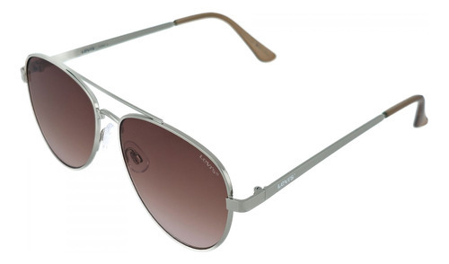 Lentes De Sol Levis X14066 Outlook Plateado Unisex