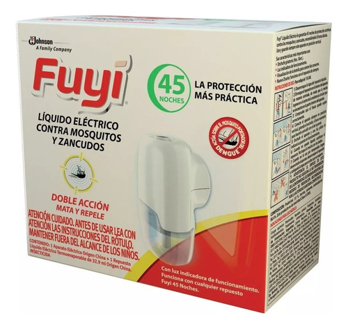 Fuyi Líquido Eléctrico Full Doble Acción Insecticida