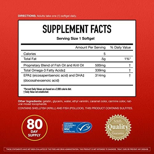 Suplemento Megared Omega 3 Aceite De Pescado Y Aceite De Kri