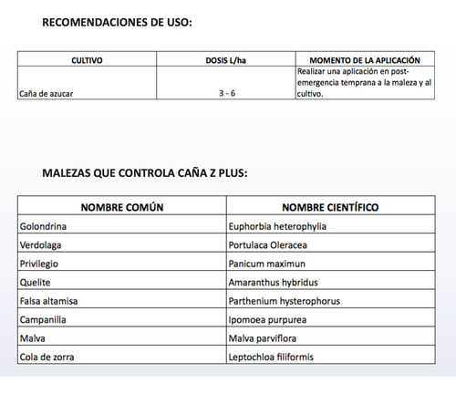 Sellador Caña Z Plus 1l (ametrina+atrazina+diuron) Agronova