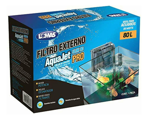Filtro Externo Aquajet Slim Pro 80 L