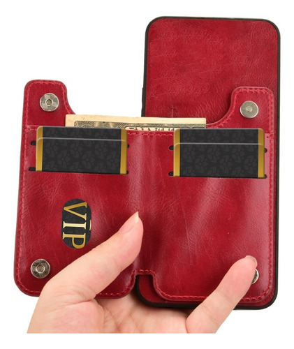 Funda Con Patrón De Vaca Y Bolsillos Para Oppo, Diseño Único
