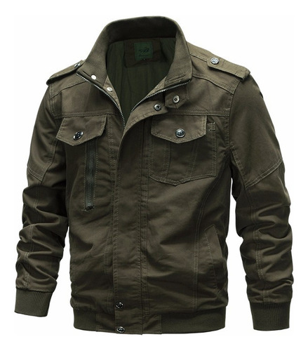 Chaqueta Militar Chaqueta Oversize Cargo Oversi Para Hombre