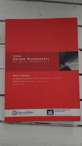 Premio German Rozenmacher Nueva Dramaturgia 2007