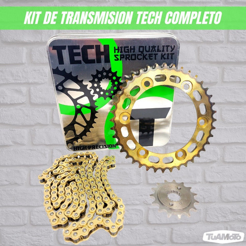 Kit Transmision Tech Honda Nx4 Falcon 40-15 520 Full