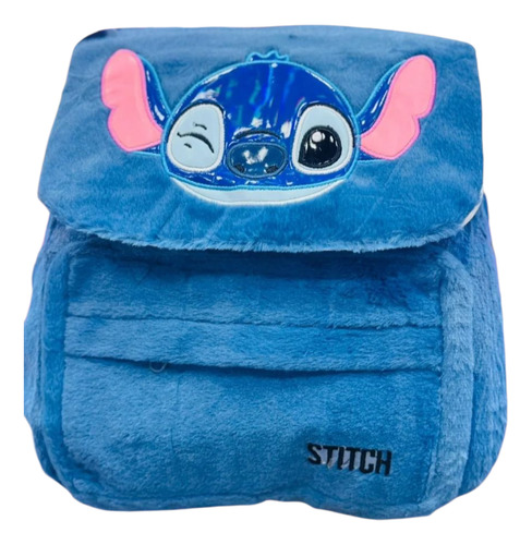 Mochila Peluche Stitch Capibara Kity Melody-kuromi Personaje Azul Stitch