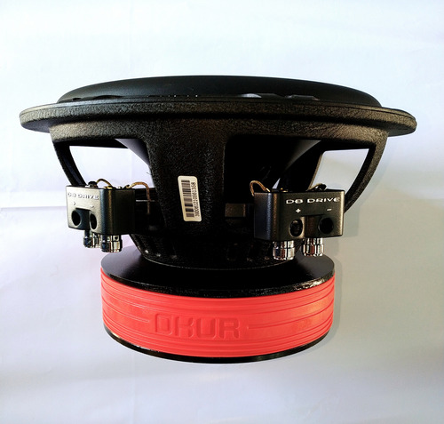 Subwoofer 10 Db Drive Okur K5 10d4 Bob. Dupla 4+4 Ohm 1500w Preto