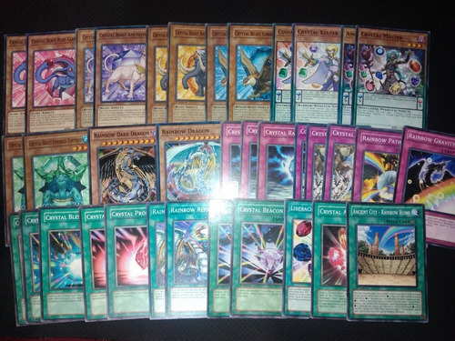 Set Yugioh Crystal Beast Rainbow Dragon