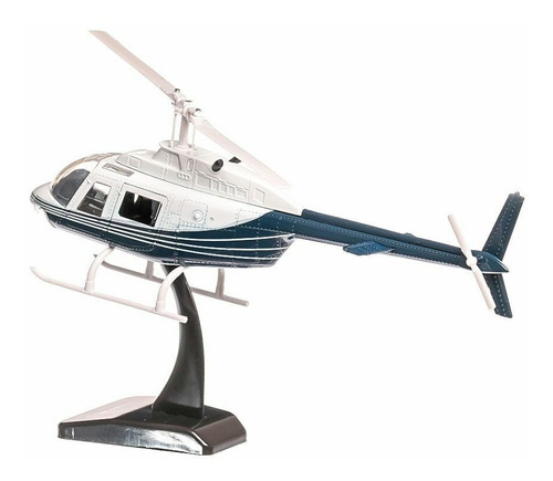 Helicoptero Bell 206 Jetranger Diecast Model Escala 1/34