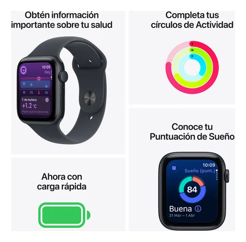Imagen 2 del producto Smartwatch Apple Watch SE 3 GPS caja de aluminio color blanco estelar
