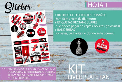Kit Imprimible Desayuno River