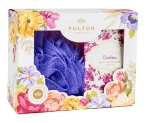 Fulton Jabon De Tocador Violetas 100g Mas Esponja