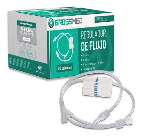 Imagen 3 de 3 de Regulador De Flujo(cuentagotas)- Caja X 50 Unds-grossmed-