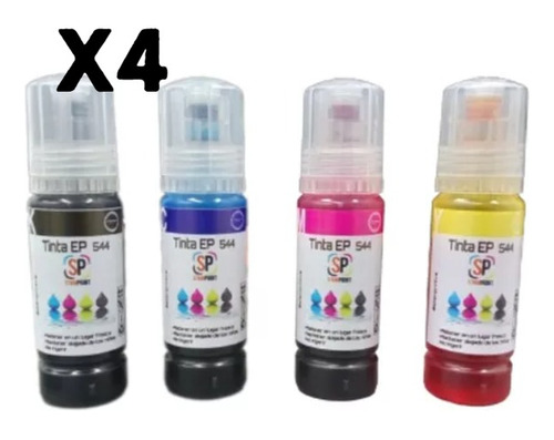 Tintas 544 Epson 70ml L3150 L1210 L3210 L3250 L3110