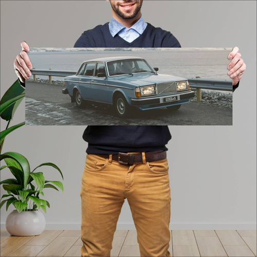 Cuadro 30x80cm Auto 1980 Volvo 264 Gle Auto 59