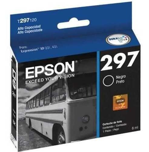 Cartucho De Tinta Epson 297 Preto Alta Capacidade 300 Pgs