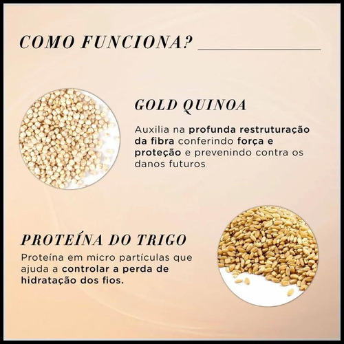 Shampoo Gold Quinoa Absolut Repair 1,5l - L'oréal