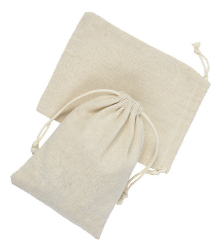 Bolsa Ecológica Algodón Tipo Saco 8x10 Cm Pack 10