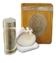 Comprar Kit Bautizo Vela Bautizo Set Bautizo Cofre Madera