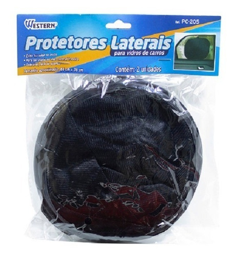 Imagem 3 de 3 de Kit 2 Protetor Solar Lateral Para Vidro De Carro Quebra Sol
