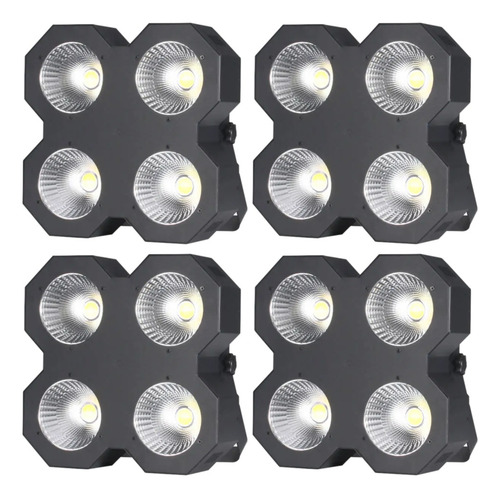 4 Mini Brut Led 4 X 100w 400w Branco Quente/frio Dmx