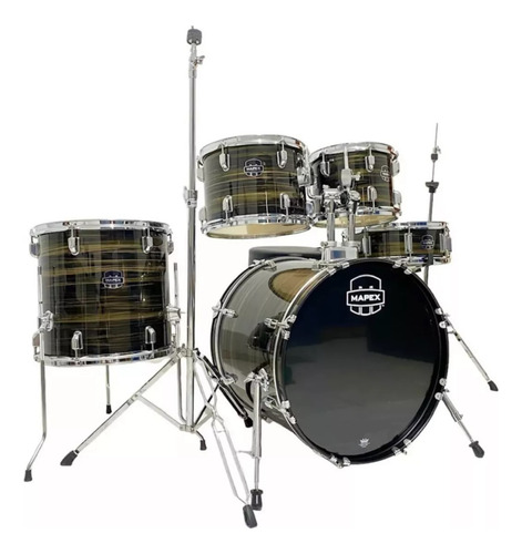 Mapex Comet Cm5294ftc-fj-sc Batería Acústica Ebony Yellow Gr
