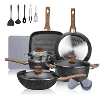 Comprar Juego De Ollas Sartenes Antiadherentes, 16 Piezas Utensilios