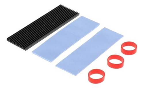 2 Disipador De Calor Pcie Nvme M.2 Ssd Negro