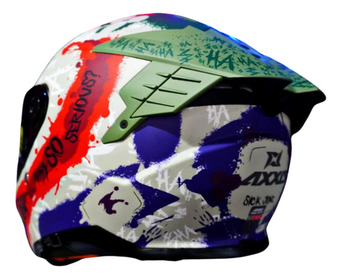Casco Integral Axxis Hawk Sick Joke