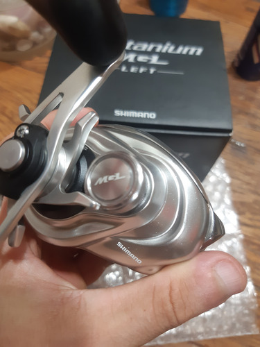 Carretilha Shimano Metanium Mgl Completa Prateado Esquerdo (Usado)