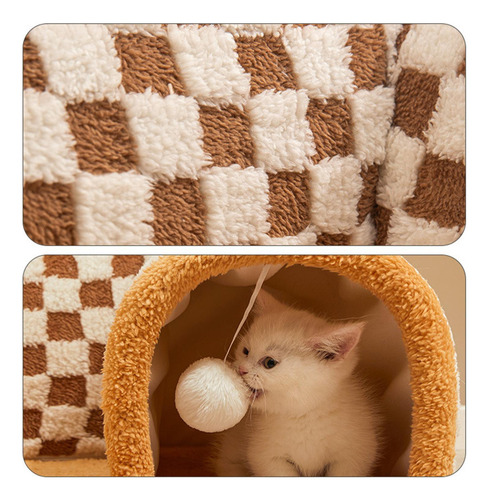 Cama Túnel Para Gatos 2 En 1 Cama Túnel Grande Para Gatos Ca