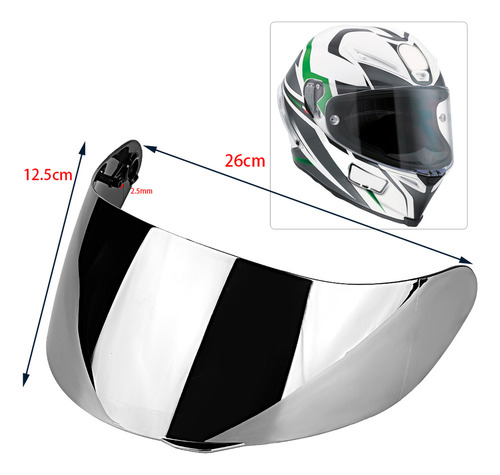 Moto Protector De Viento, Protector De Visera Lente De Casco