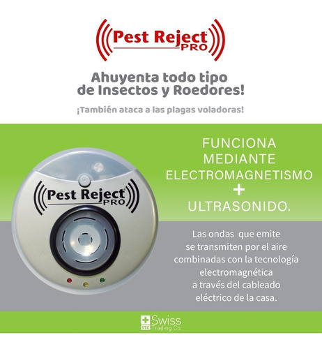 Repelente Plagas Pest Reject Pro