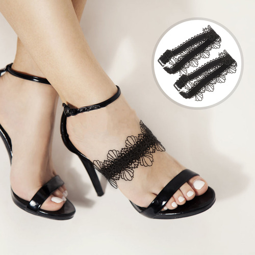 3 Pares De Correas De Zapatos Desmontables De Encaje Para Ci