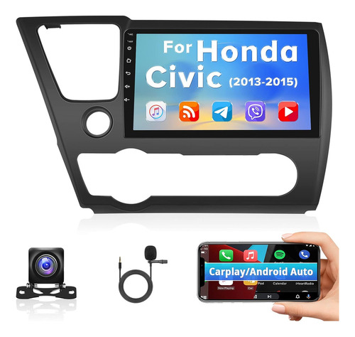 Estereo Honda Civic 2013-2015 Android Carplay Gps 2g+32g