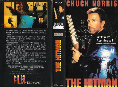 The Hitman Vhs Chuck Norris Aaron Norris 1991