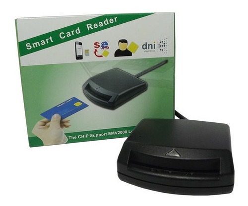 Leitor Smart Card Para Certificado Digital E-cpf E-cnpj A3 Cor Preto