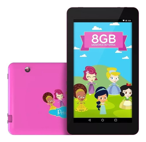 Tablet Infantil Princesinhasht705 Android 7.1 8gb Lançamento