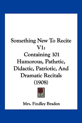 Libro Something New To Recite V1: Containing 101 Humorous...