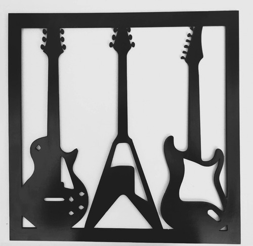 Cuadro Guitarras Iconicas Famosas Rock