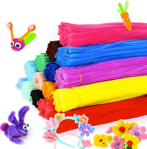 100 Limpiapipas Multicolores, Limpiapipas Para Manualidades,