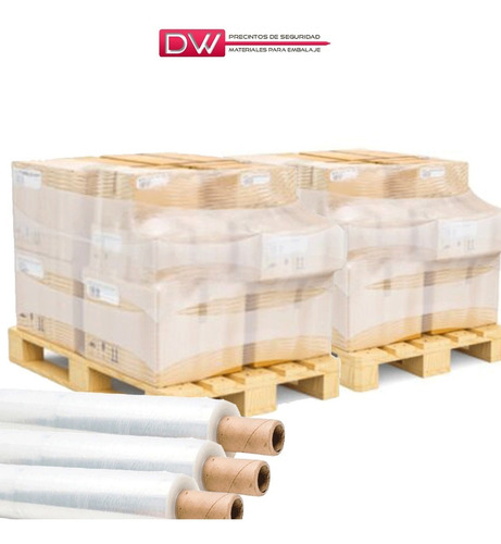 Film Stretch Cristal 50cm Con Mango Virgen Dw! Oferta